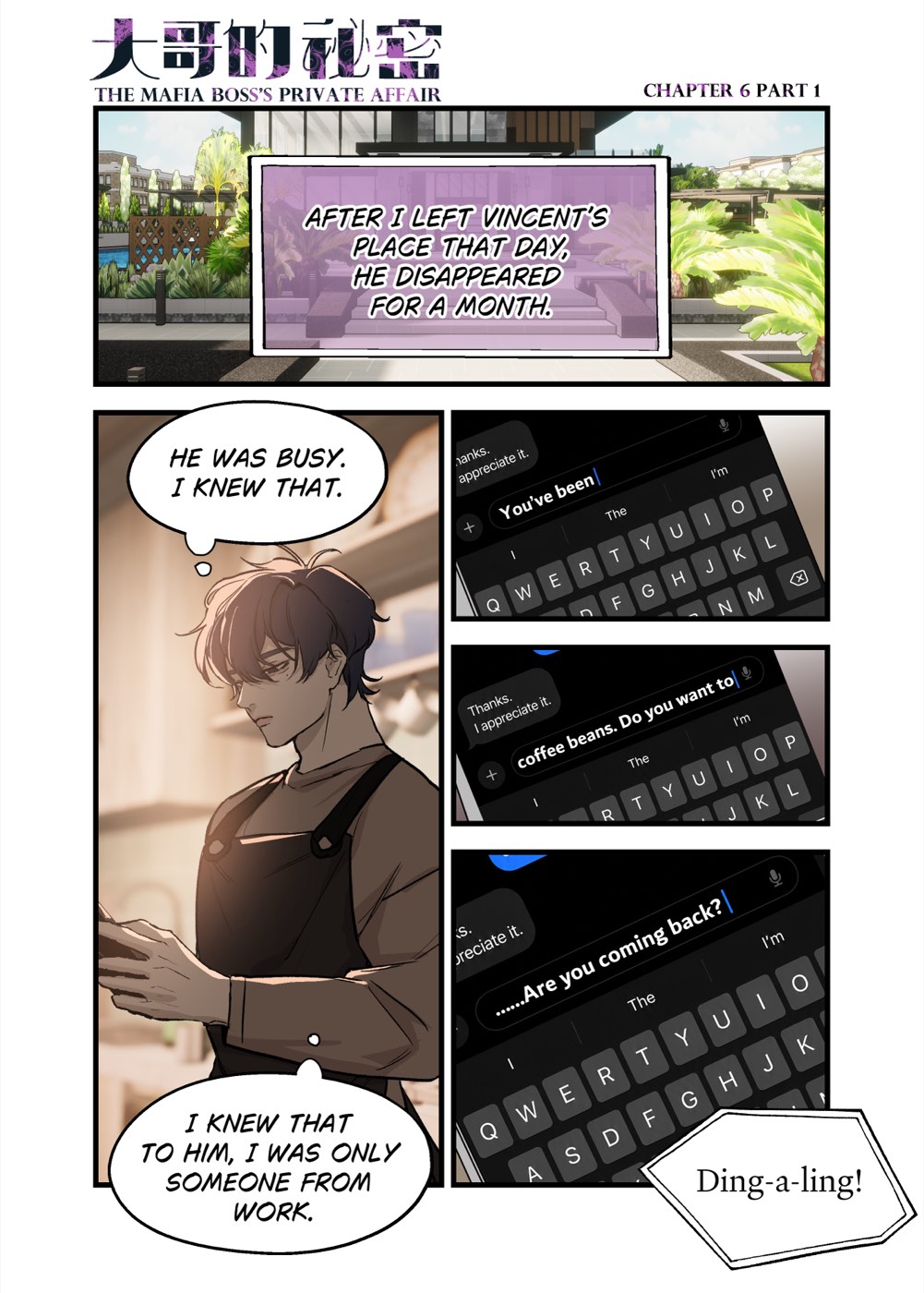 The Mafia Boss's Private Affair — Chapter 6 — Page 1